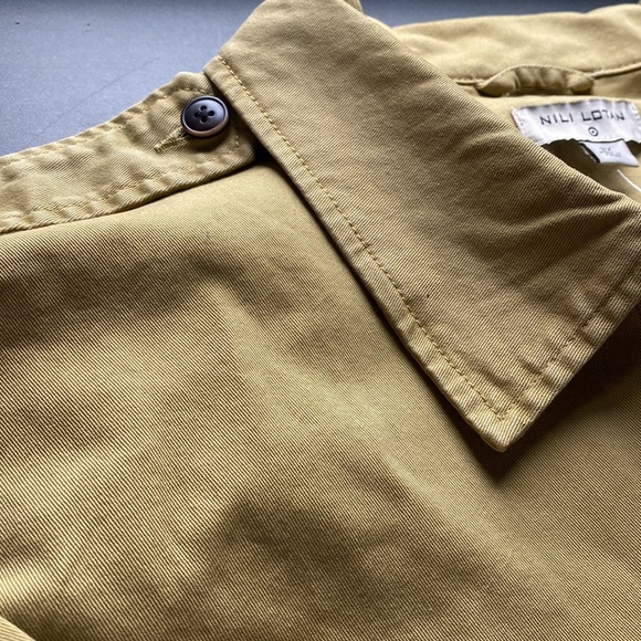 Nili Lotan x Target Khaki Button-Front Jacket - Picture 5 of 8